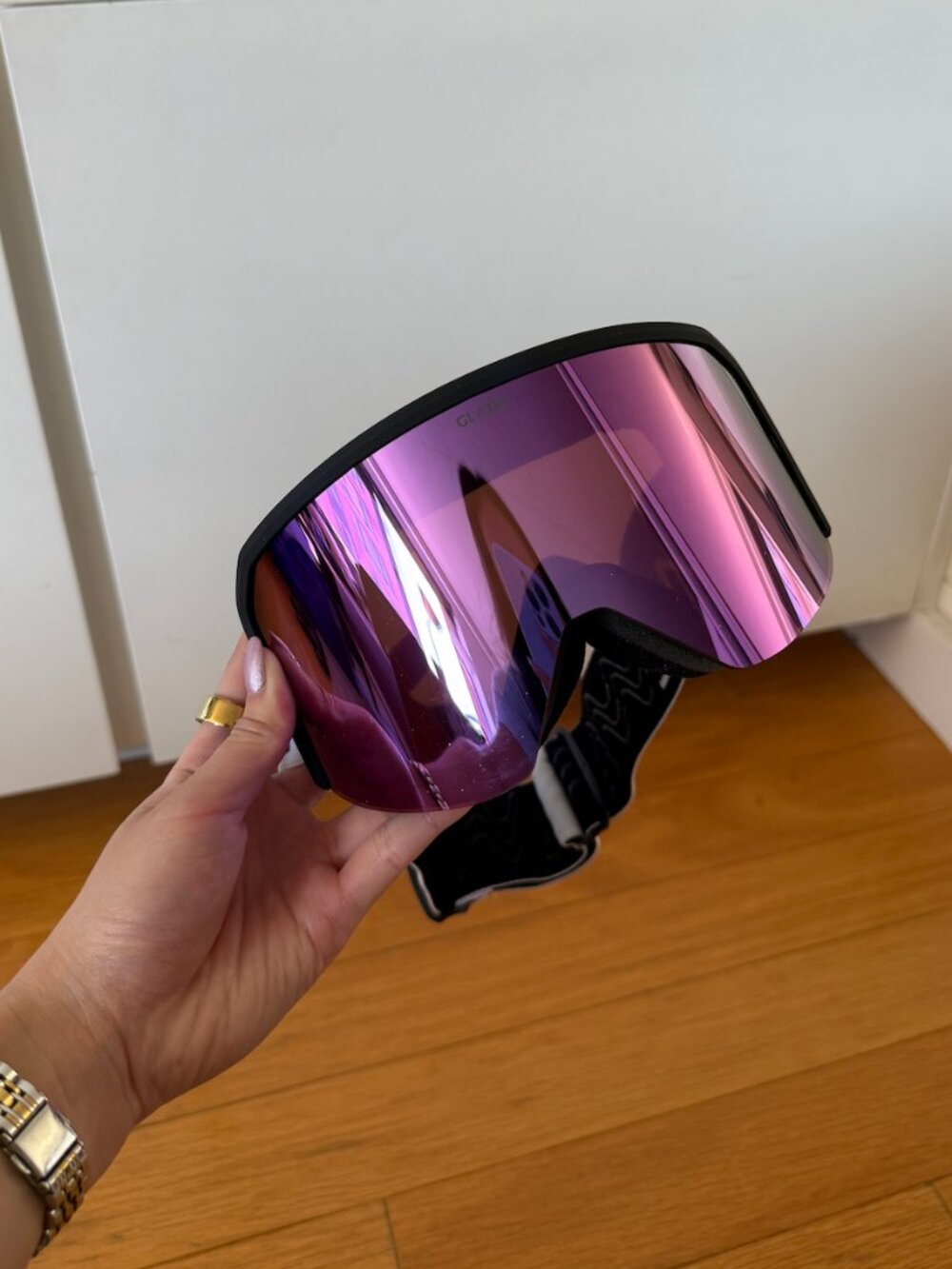 Glade Purple Snow/Ski Goggles with Mirrored Lens